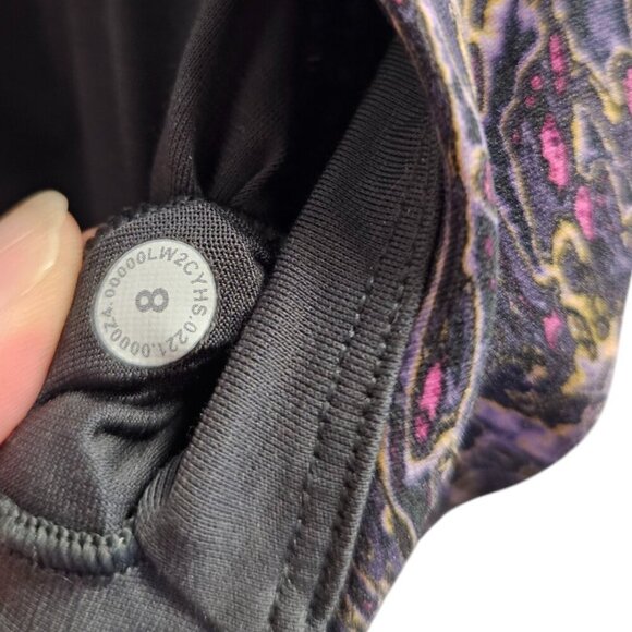 Lululemon Wunder Train Long-Line Bra Med Support, C/D Cups Topography Multi, 8 - Picture 4 of 6